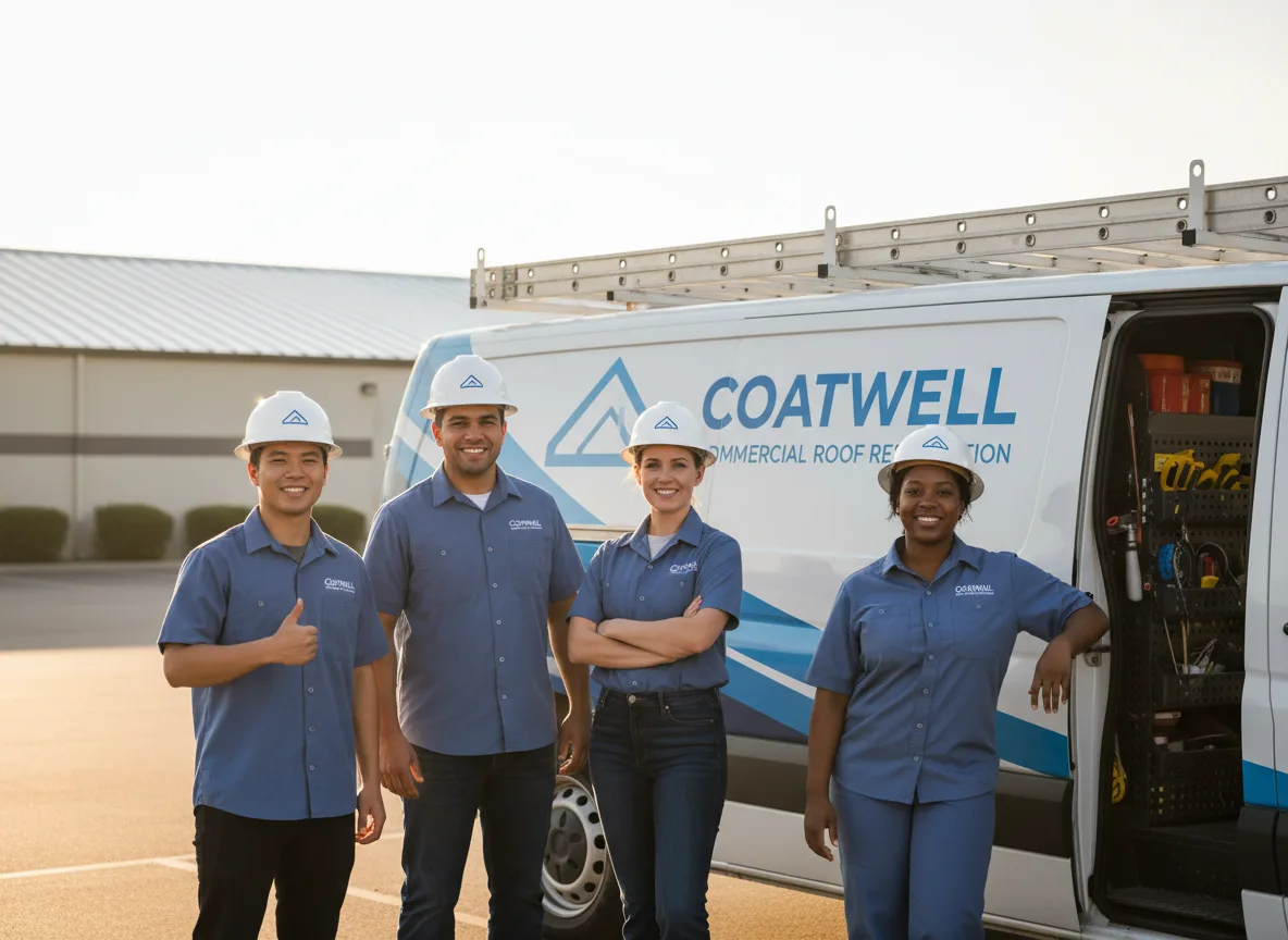 Commercial roof coating company in Belmont, MI